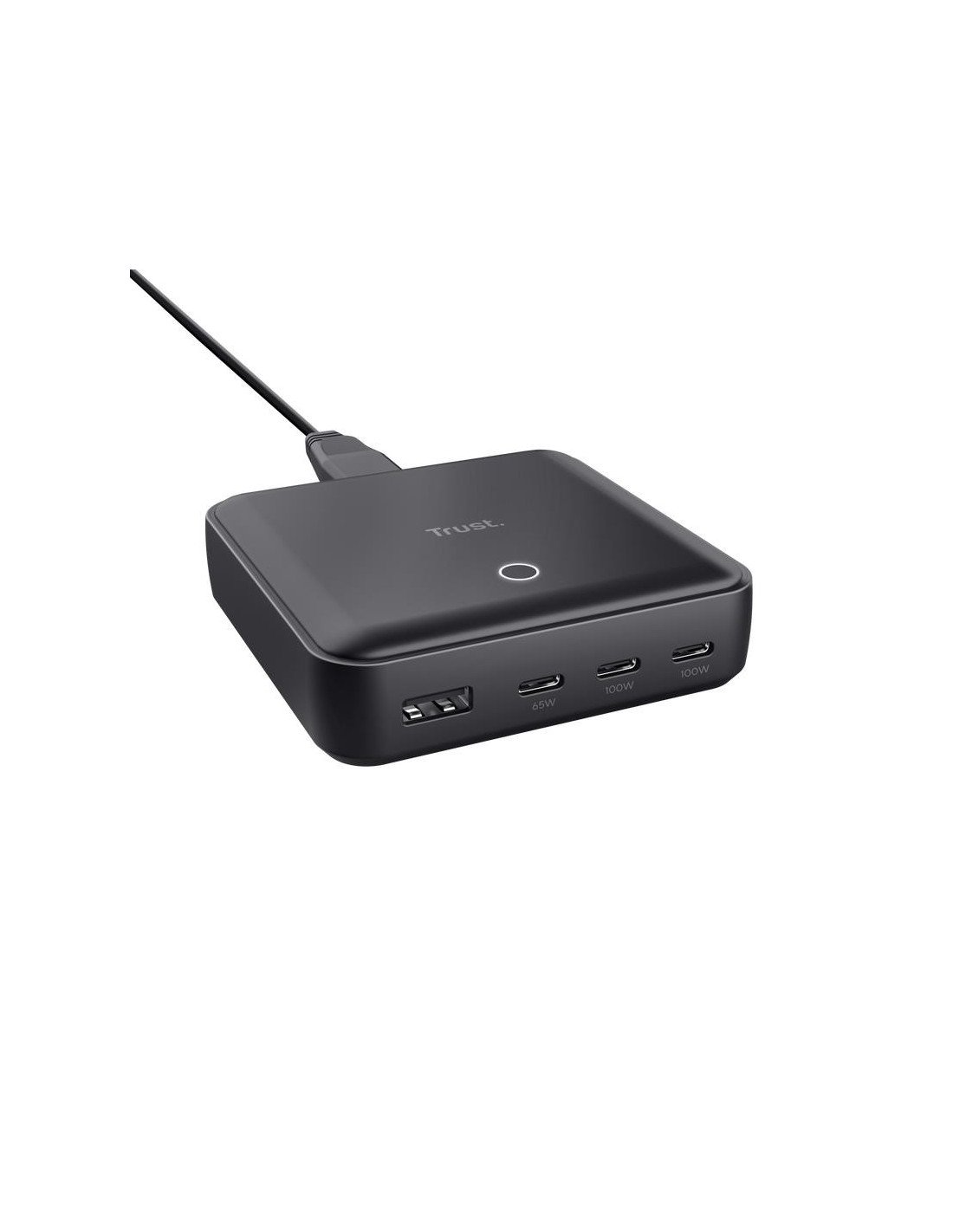 CARGADOR SOBREMESA TRUST MAXO USB 100W 4 PUERTOS