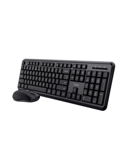 TECLADO + RATON TRUST TKM-360 WIRELESS SILENT BLACK