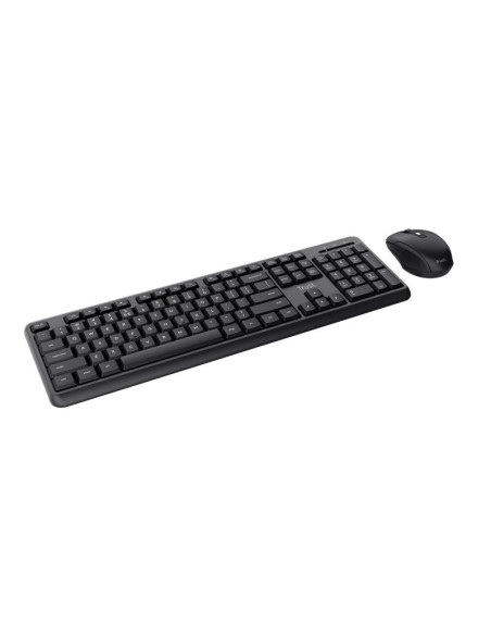 TECLADO + RATON TRUST TKM-360 WIRELESS SILENT BLACK
