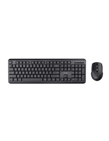 TECLADO + RATON TRUST TKM-360 WIRELESS SILENT BLACK
