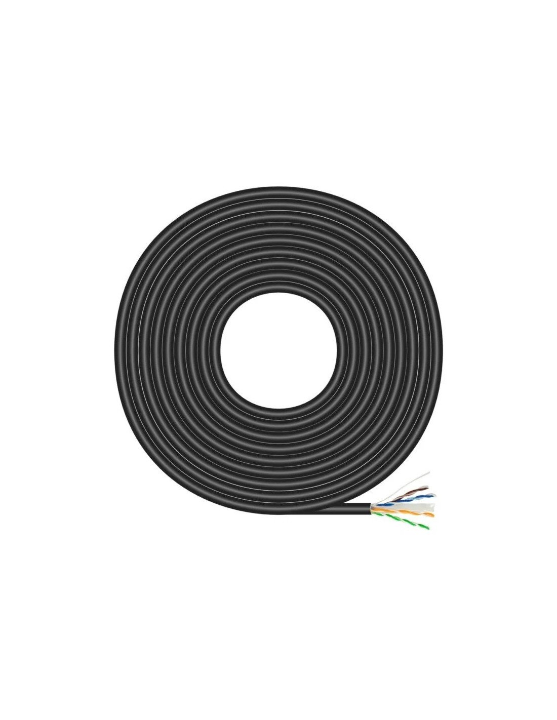 CABLE DE RED BOBINA CAT.6 UTP 100M AISENS BLACK