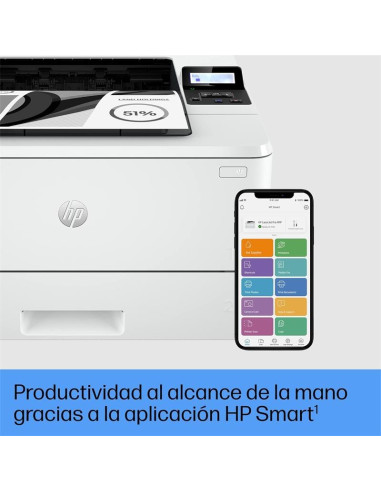 IMPRESORA HP LASERJET PRO LASER MONOCROMO 4002DW WIFI DUPLEX WHITE