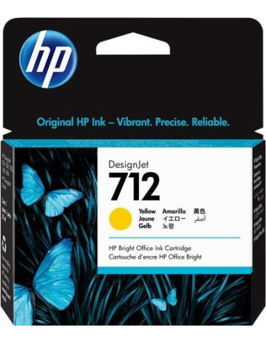 TINTA HP 712 3ED69A YELLOW