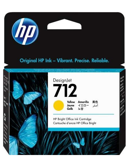 TINTA HP 712 3ED69A YELLOW
