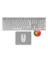 Tacens 6ZENITHWPT teclado Ratón incluido Hogar / Oficina RF inalámbrico QWERTY Portugués Plata, Blanco
