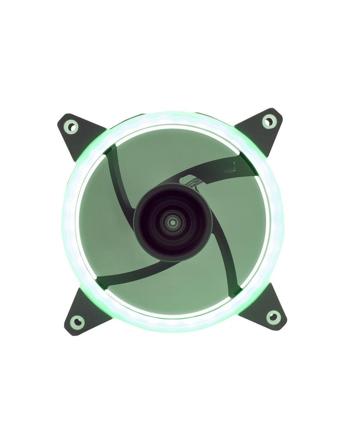 VENTILADOR 12CM UNYKACH CANDY 20 ADICIONAL CHASIS GREEN RING LED