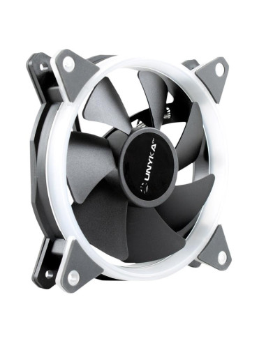 VENTILADOR 12CM UNYKACH CANDY 20 ADICIONAL CHASIS GREEN RING LED