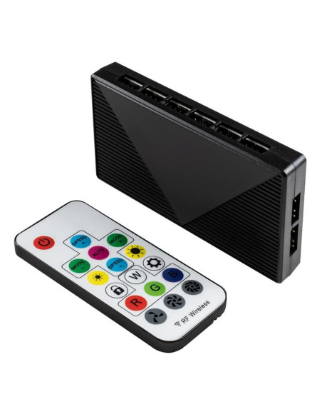 PACK 3 VENTILADORES 12CM UNYKACH CANDY 30 ARGB + CONTROLADORA