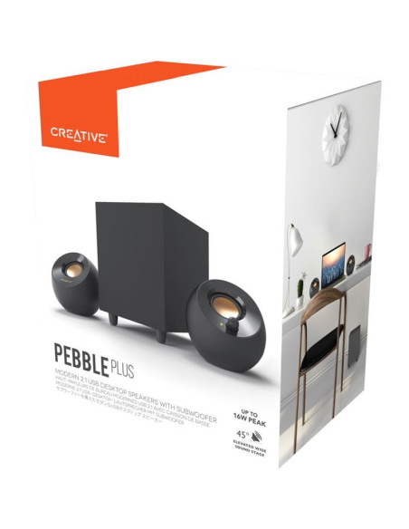 ALTAVOCES CREATIVE PEBBLE PLUS USB 2.1