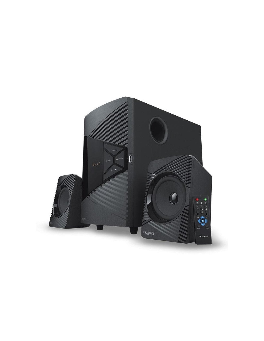 ALTAVOCES CREATIVE E2500 2.1 BT AUX USB MANDO 30W