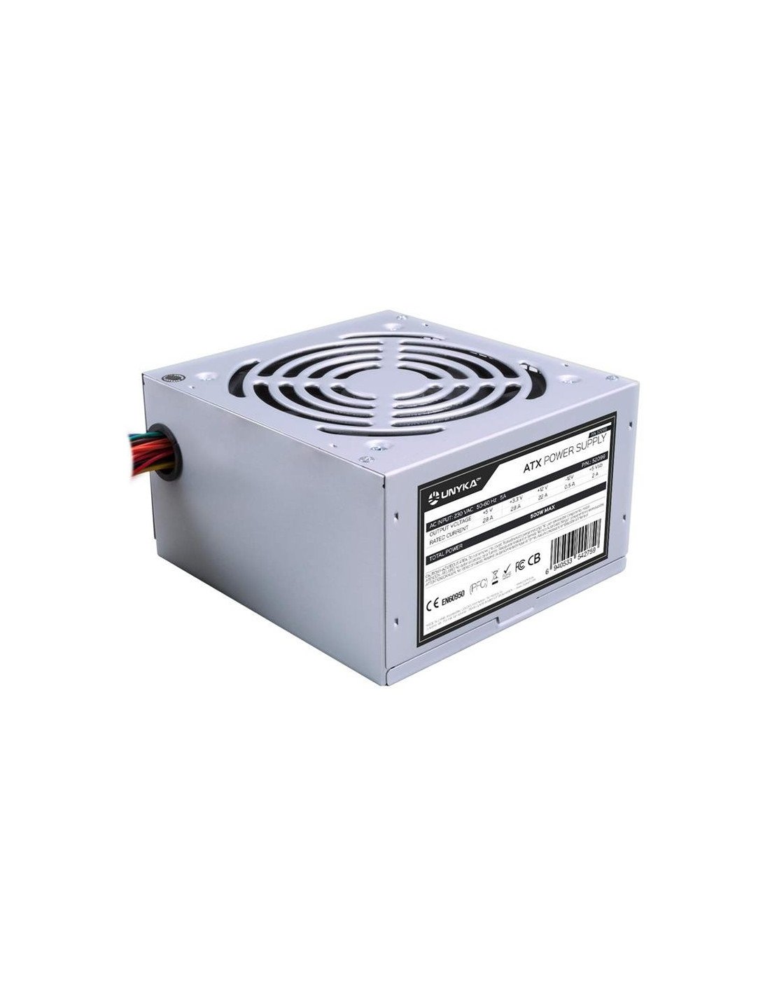 FUENTE DE ALIMENTACION UNYKACH 500W ATX