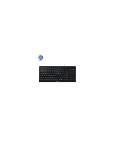 CHERRY STREAM KEYBOARD TKL teclado Universal USB AZERTY Francés Negro