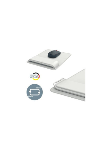 ALFOMBRILLA + REPOSAMUÑECA TECLADO LEITZ ERGONOMICO LIGHT GREY