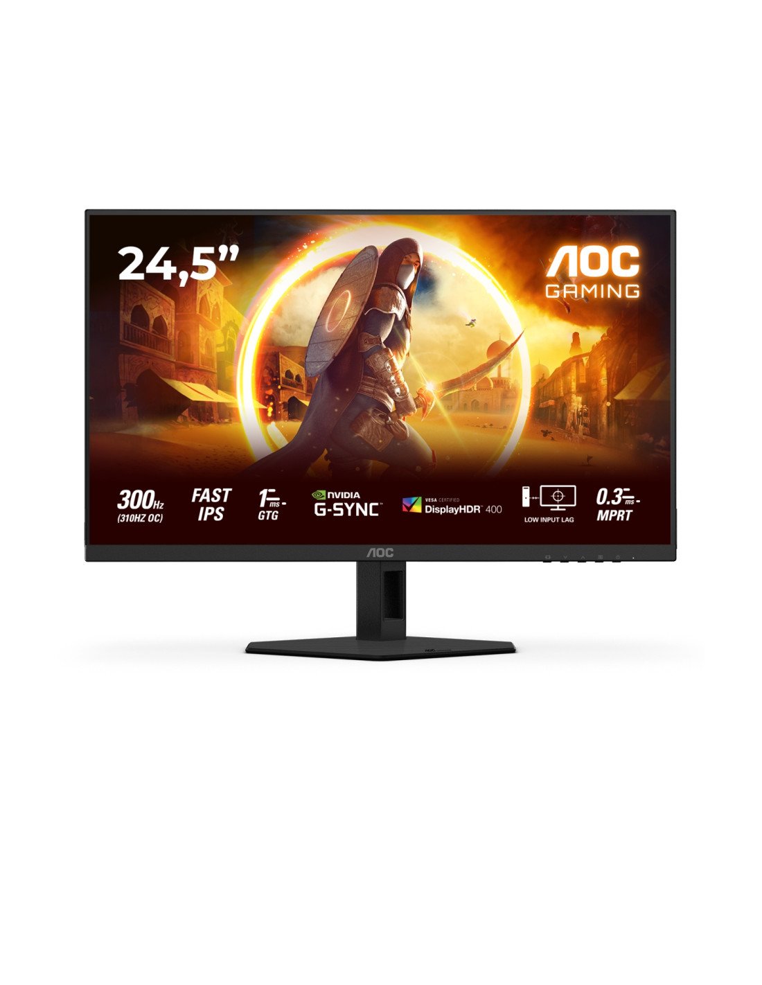 AOC G4 25G4SRE pantalla para PC 62,2 cm (24.5") 1920 x 1080 Pixeles Full HD LED Negro, Rojo