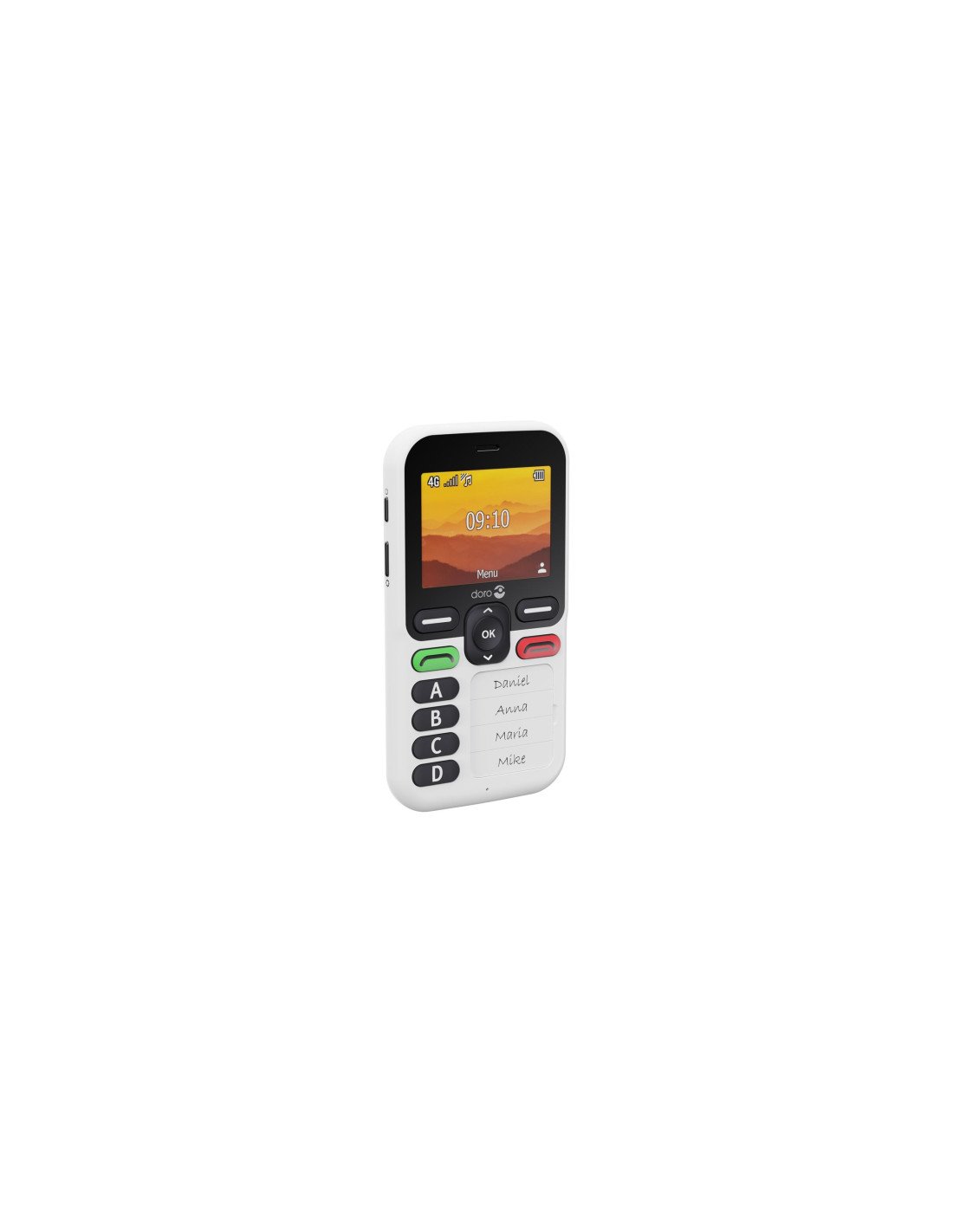 Doro Leva X10 6,1 cm (2.4") 117 g Negro, Blanco Teléfono para personas mayores