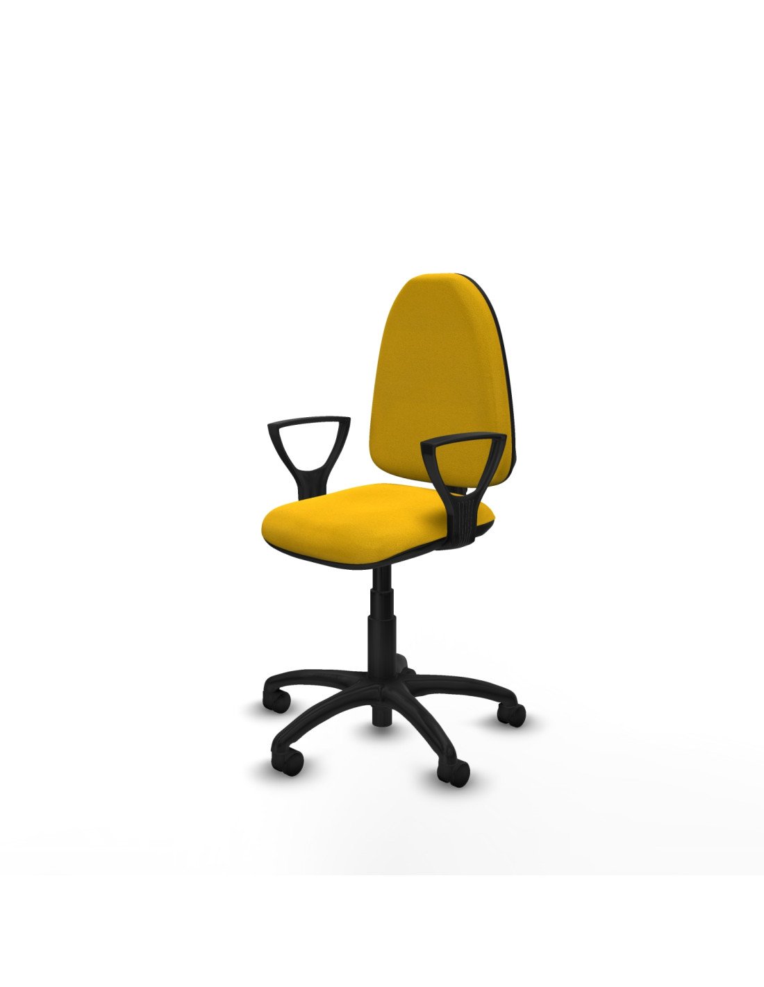 Piqueras y Crespo A?na CP bali amarillo brazos fijos base poliamida ruedas nailon 50mm