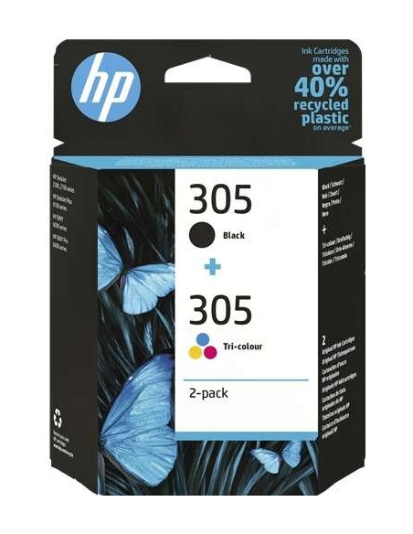 TINTA HP 6ZD17AE 305 MULTIPACK BLACK+COLOR