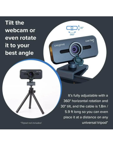WEBCAM CREATIVE LIVE CAM SYNC FULL HD 2K