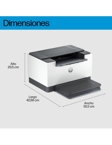 IMPRESORA HP LASER MONOCROMO LASERJET M209D DUPLEX WHITE
