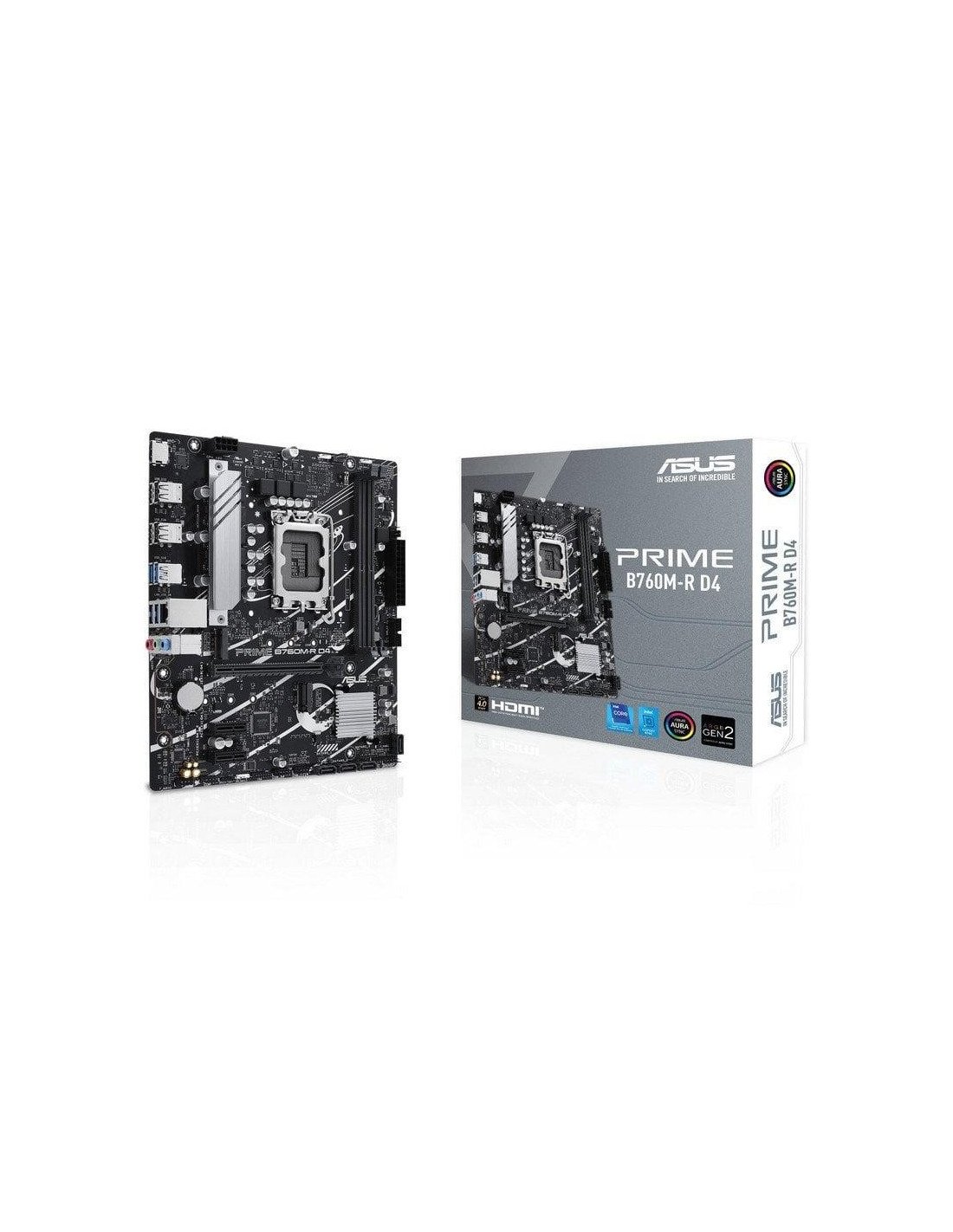 PLACA BASE ASUS PRIME B760M-R D4 MATX 2XDDR4 HDMI