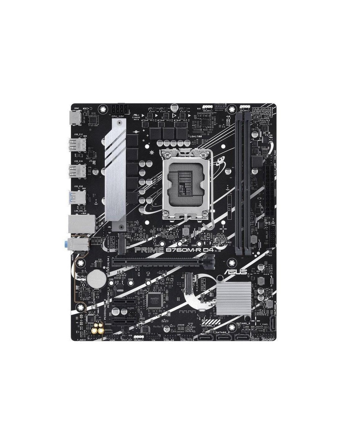 PLACA BASE ASUS PRIME B760M-R D4 MATX 2XDDR4 HDMI