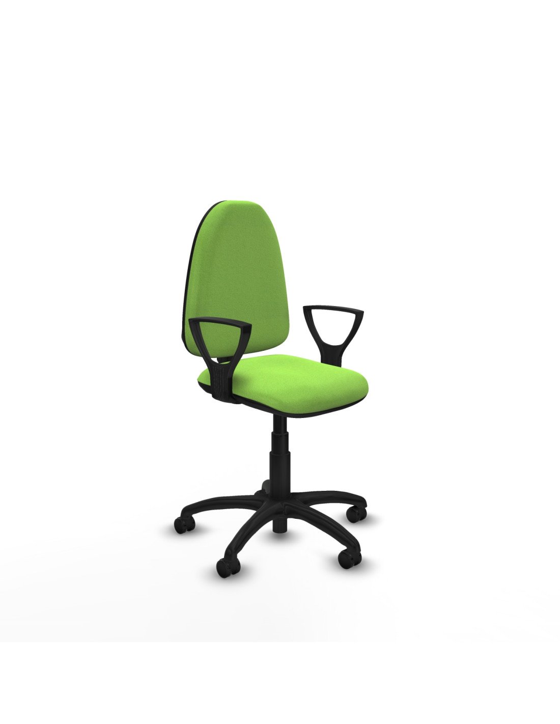 Piqueras y Crespo A?na CP bali pistacho brazos fijos base poliamida ruedas engomadas 50mm