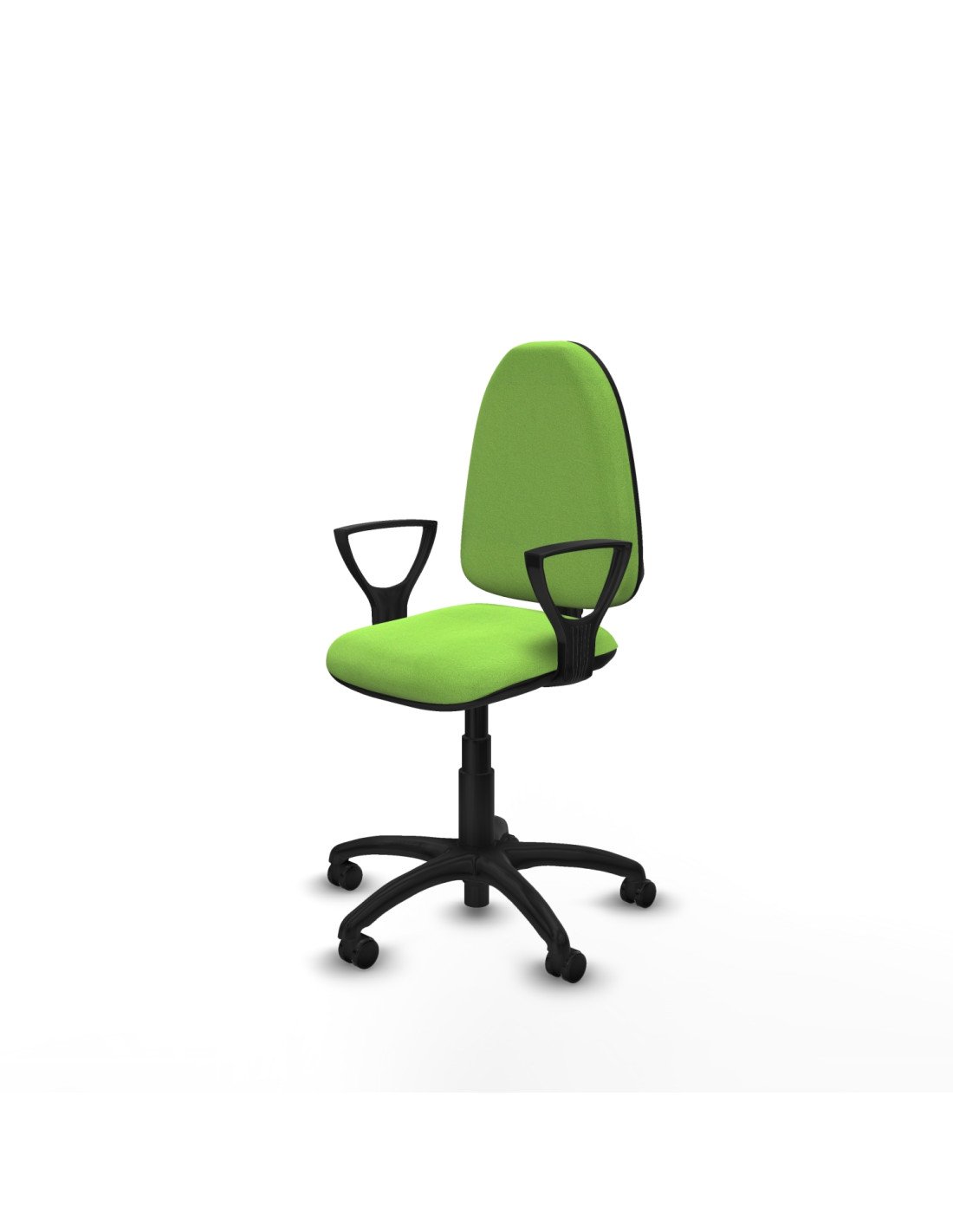 Piqueras y Crespo A?na CP bali pistacho brazos fijos base poliamida ruedas engomadas 50mm