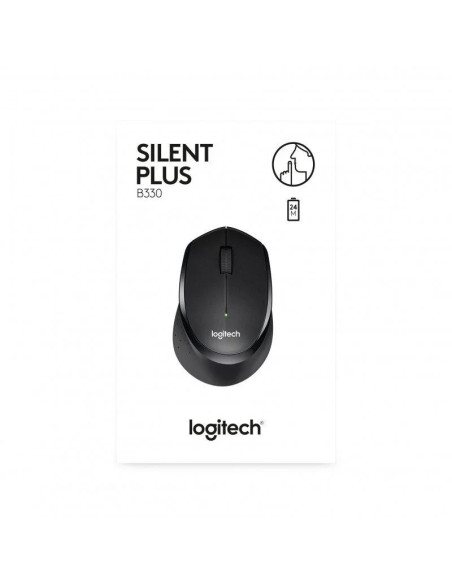 RATON LOGITECH B330 SILENT PLUS WIRELESS BLACK