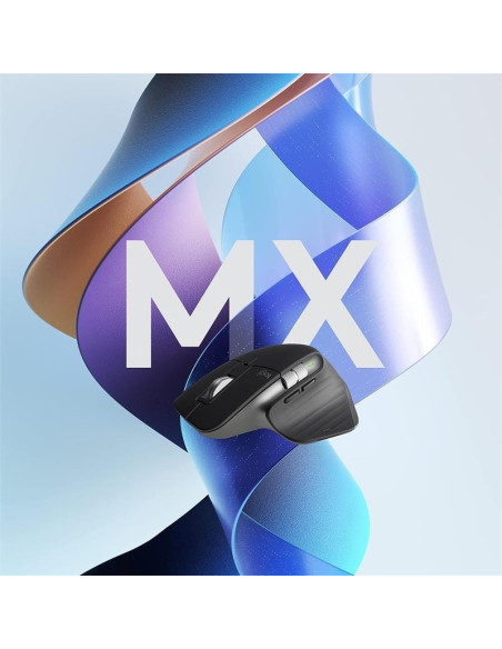 RATON LOGITECH MX MASTER 3S WIRELESS 8000DPI 7 BOTONES BLACK