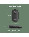 RATON LOGITECH PEBBLE 2 M350S WIRELESS BLACK