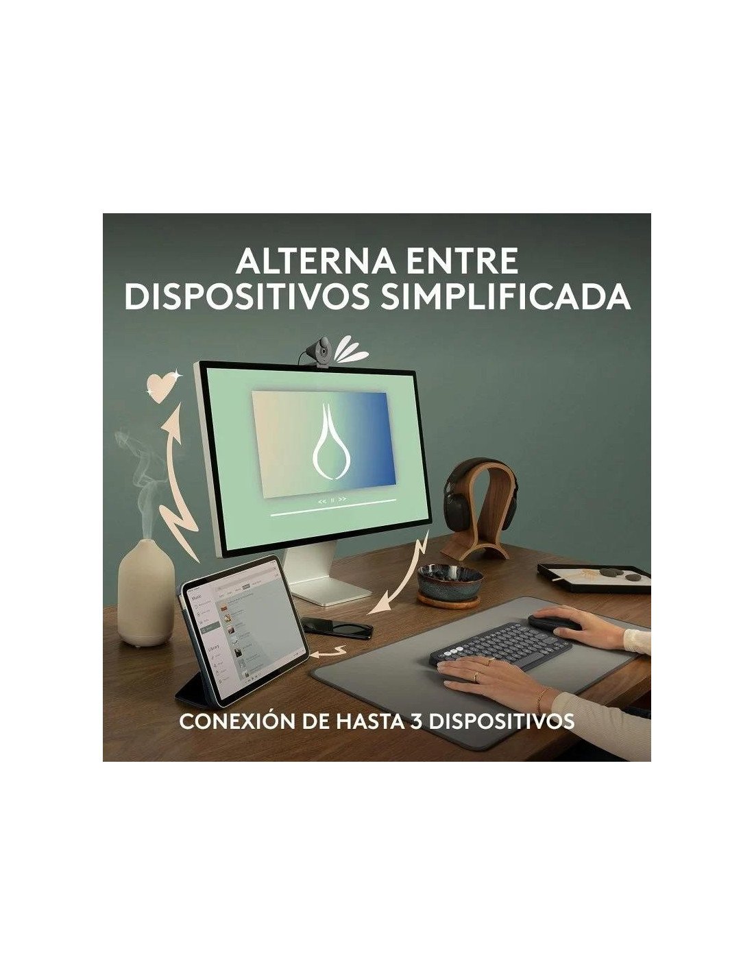 RATON LOGITECH PEBBLE 2 M350S WIRELESS BLACK