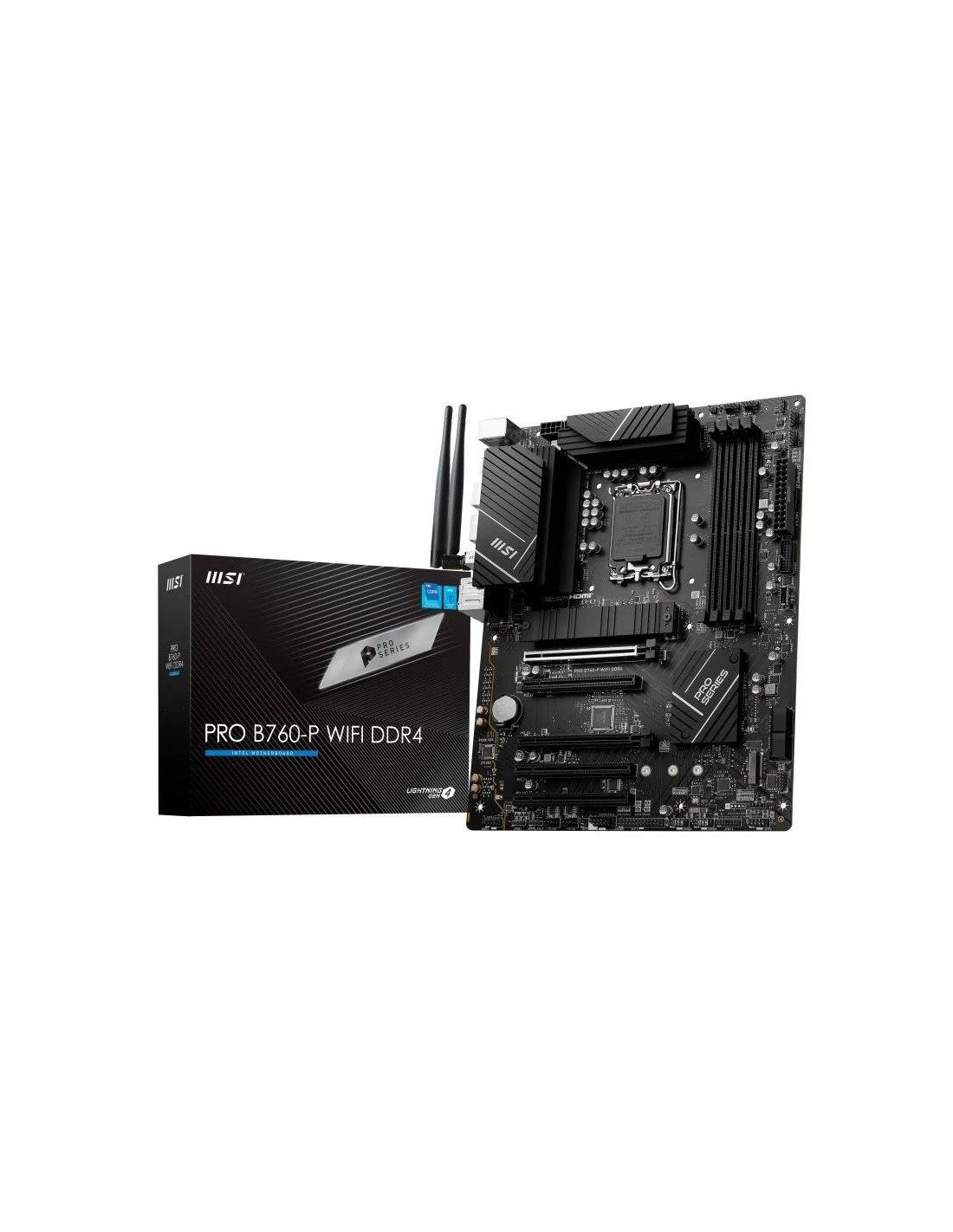 PLACA BASE MSI PRO B760-P WIFI ATX DDR4 HDMI + DP