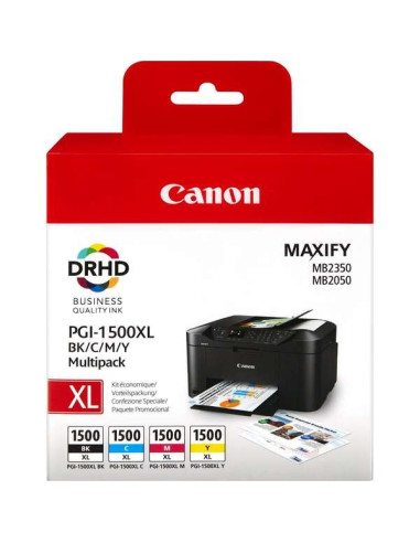 TINTA CANON PGI1500XL PACK 4 COLORES