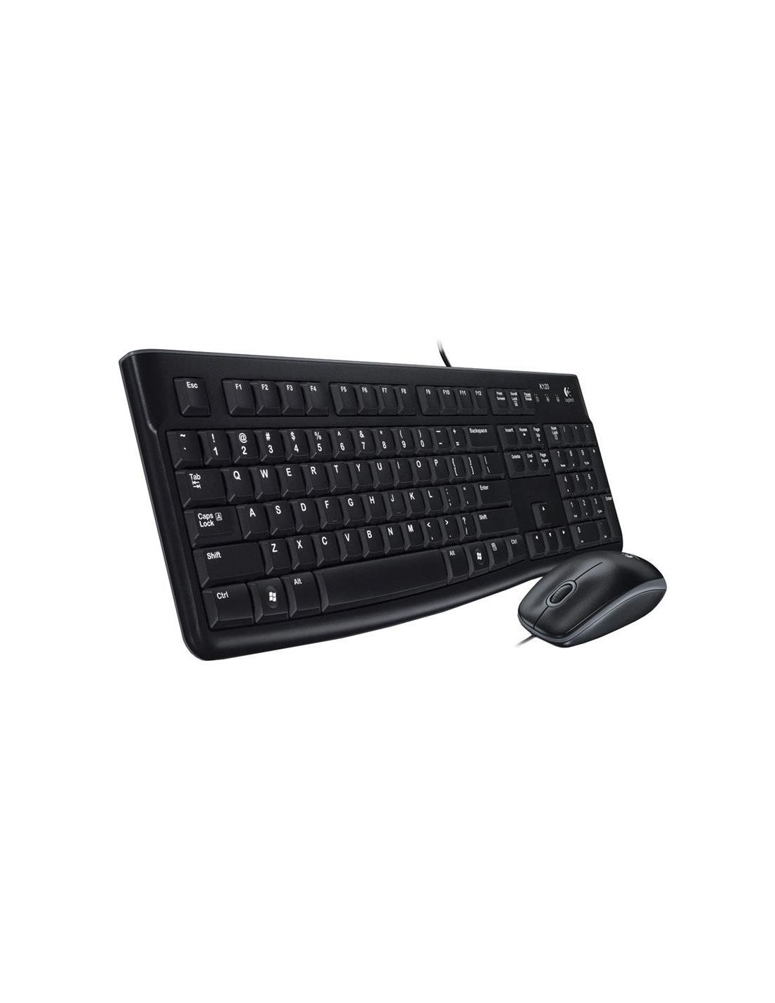 TECLADO + RATON LOGITECH MK120 USB BLACK