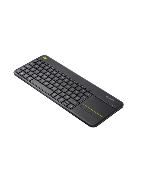 TECLADO LOGITECH K400 RF WIRELESS TOUCHPAD BLACK