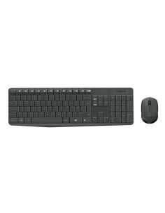 TECLADO + RATON LOGITECH MK235 WIRELESS BLACK