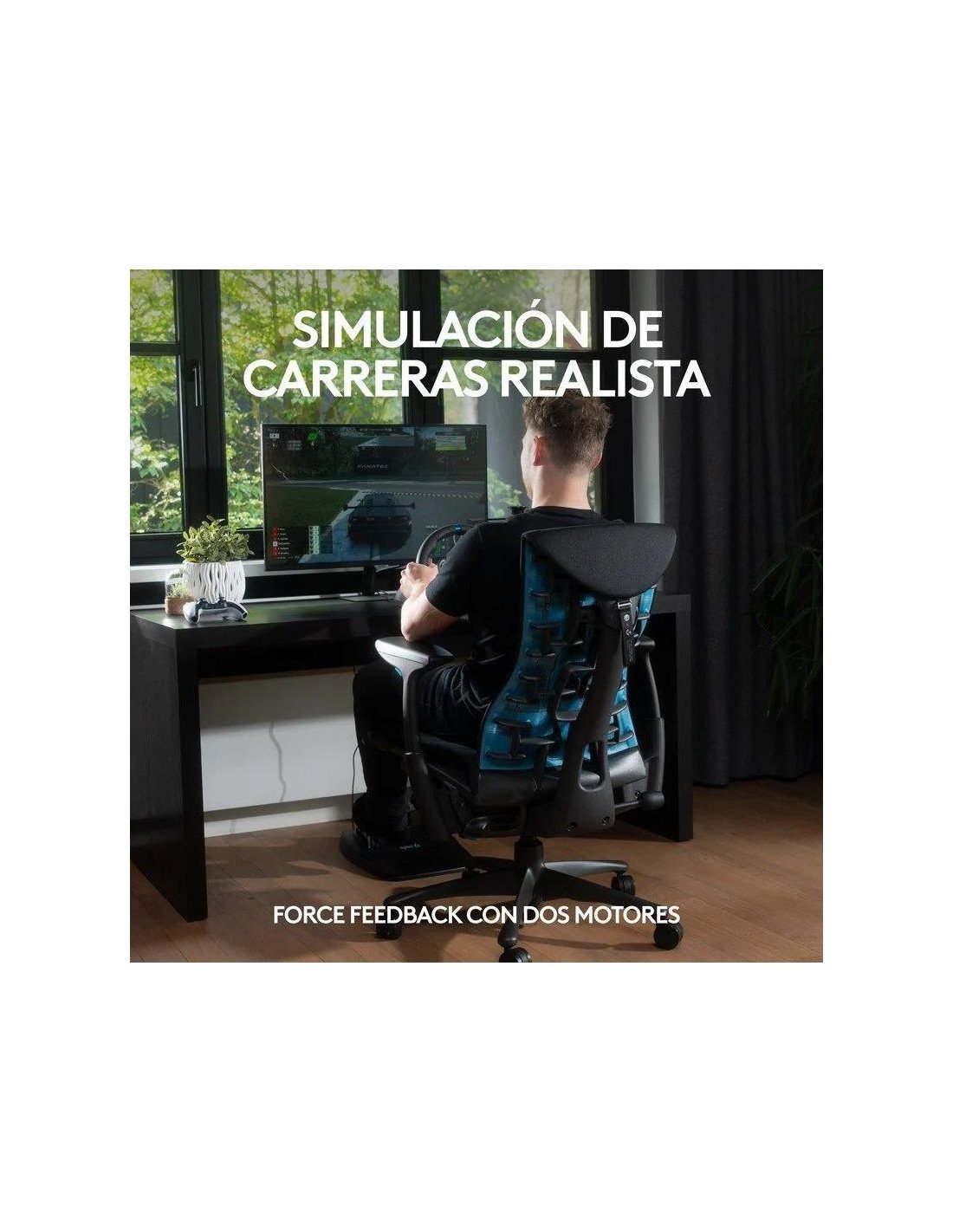 VOLANTE GAMING LOGITECH G29 DRIVING FORCE USB PS3/PS4/PS5/PC