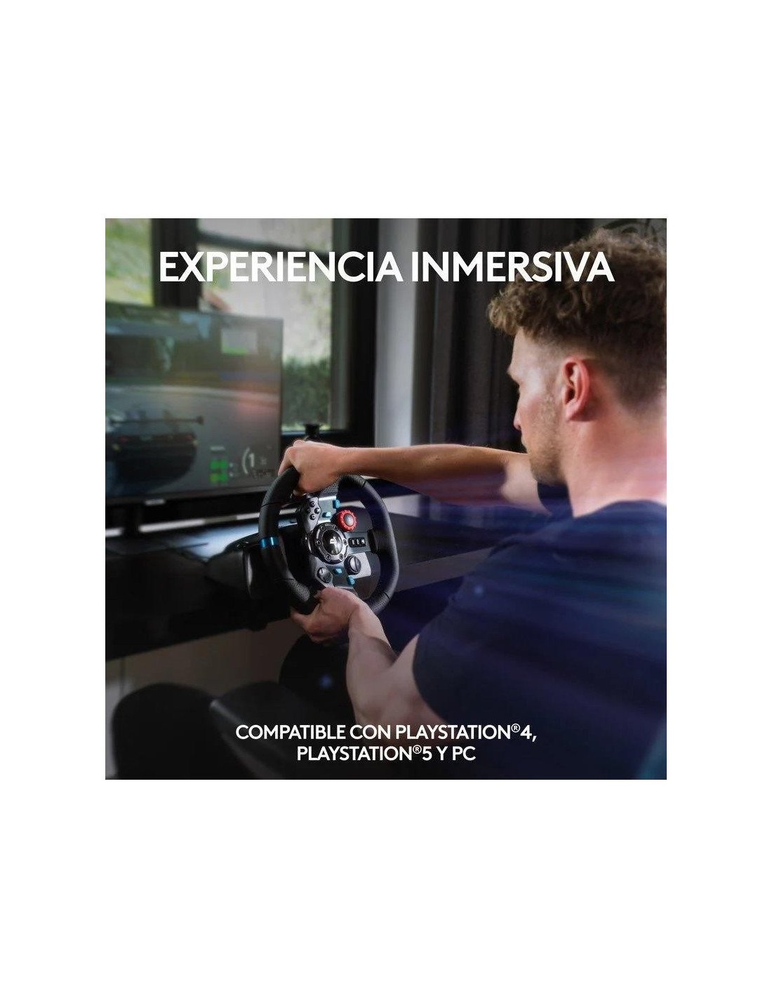 VOLANTE GAMING LOGITECH G29 DRIVING FORCE USB PS3/PS4/PS5/PC