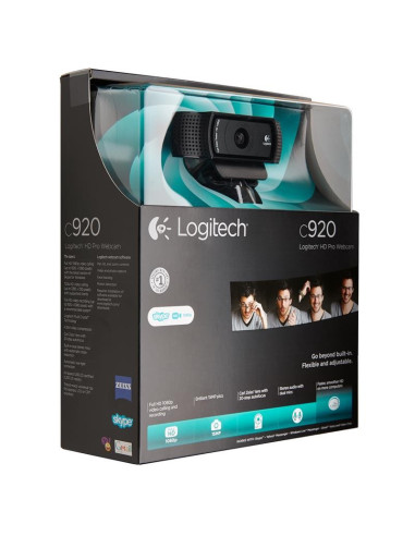 WEBCAM LOGITECH C920 FULL HD 15MP BLACK