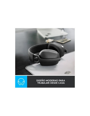 AURICULARES + MICROFONO LOGITECH ZONE VIBE 100 BLUETOOTH BLACK