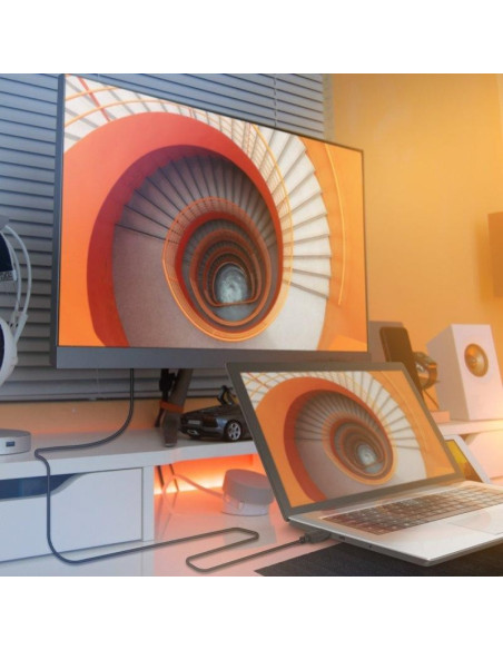 CABLE DISPLAYPORT M/M AISENS V1.2 CCS 4K 0.5M