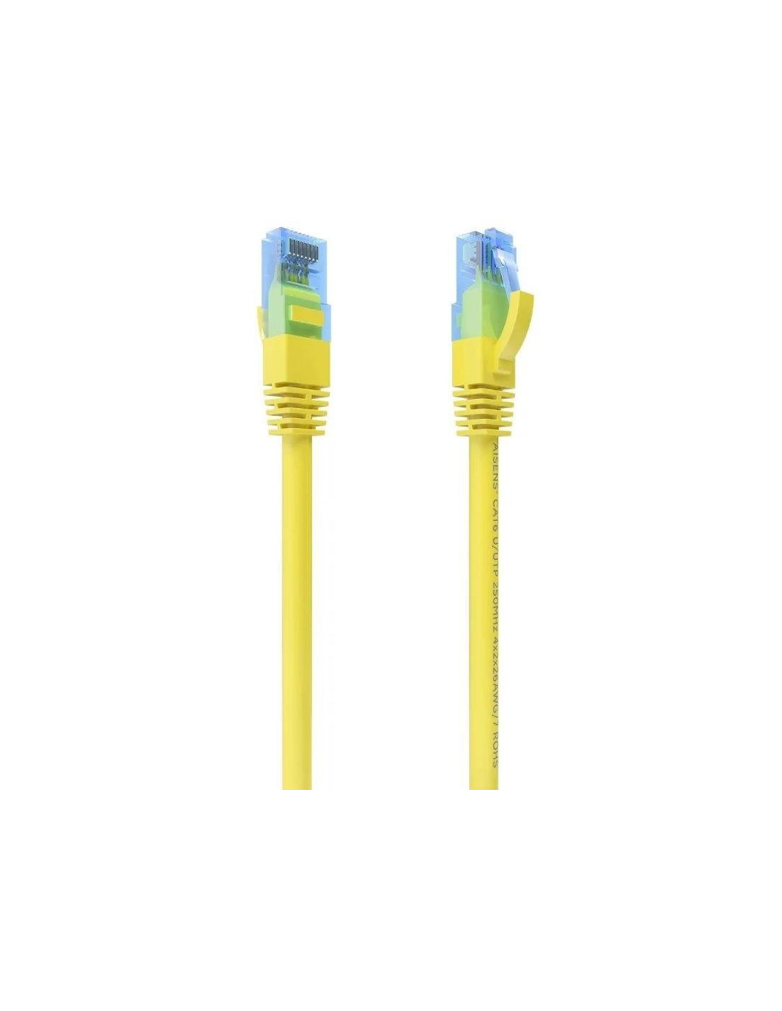 CABLE DE RED CAT.6 UTP 0.25M AISENS YELLOW