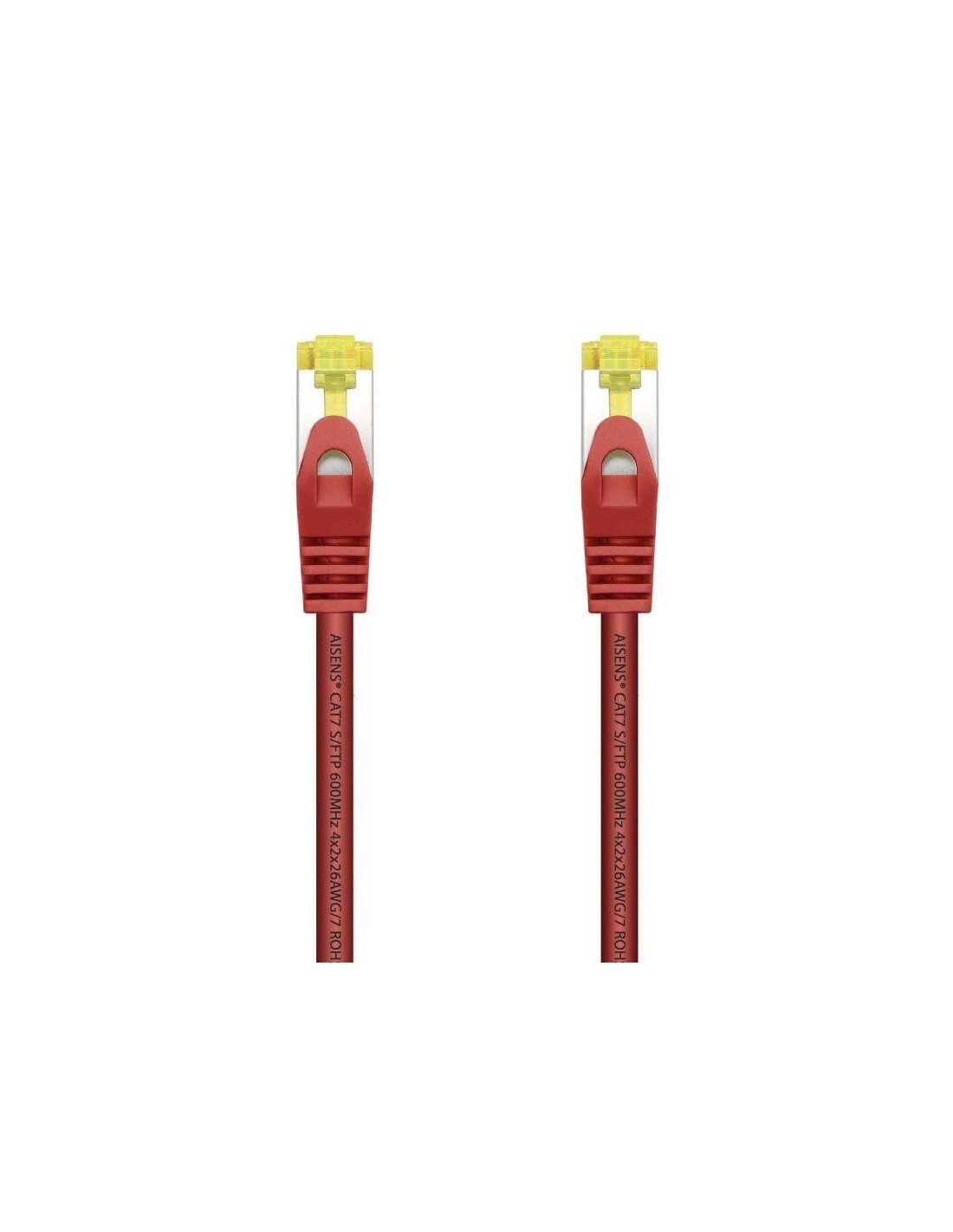 CABLE DE RED CAT.7 S/FTP 0.25M AISENS RED