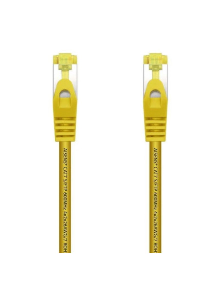 CABLE DE RED CAT.7 S/FTP 0.5M AISENS YELLOW