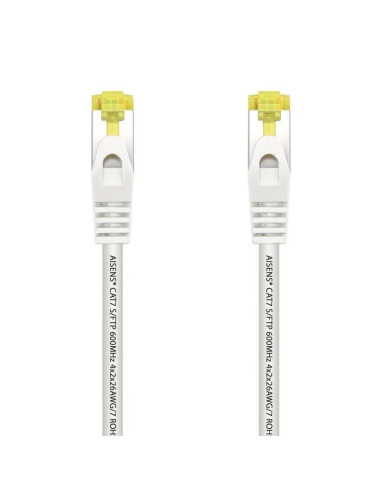 CABLE DE RED CAT.7 S/FTP 0.25M AISENS WHITE