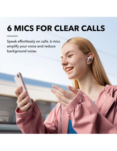 AURICULARES ANKER SOUNDCORE LIBERTY 4 NC BLUETOOTH USB-C IPX4 WHITE