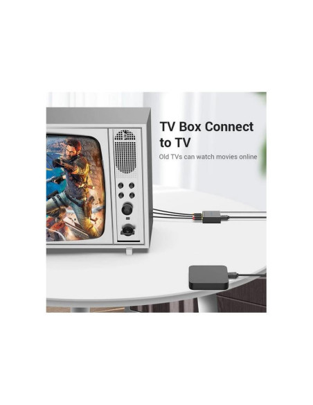 CONVERSOR VENTION HDMI/H - RCA/H MINIUSB/H BLACK