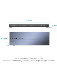 SPLITTER VENTION HDMI 2.0 4K 1X8 BLACK 2