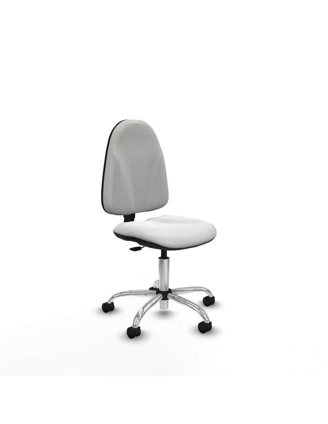 Piqueras y Crespo Algarra CP bali blanco base cromada ruedas nailon 50mm