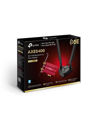 WIRELESS ADAPTADOR PCIE TP-LINK ARCHER TXE75E WIFI 6E AXE5400